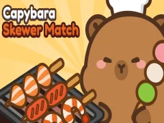 Gêm Capybara Skewer Match ar-lein
