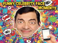 Gêm Funny Celebrity Face Moments ar-lein