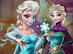 Gêm Elsa Secret Transform ar-lein