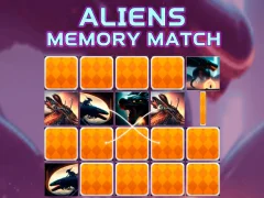 Gêm Aliens Memory Match ar-lein
