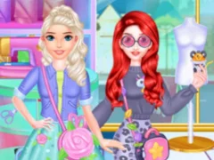 Gêm Fashion Dress Up Sewing Clothes ar-lein