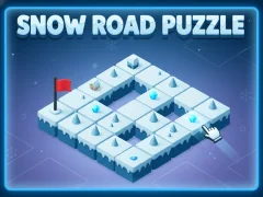Gêm Snow Road Puzzle ar-lein