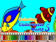 Gêm Coloring Underwater World 5 ar-lein