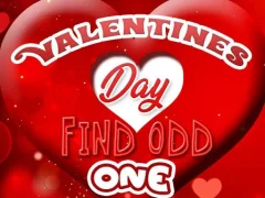 Gêm Valentines Day Find Odd One ar-lein