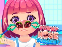 Gêm Funny Nose Surgery ar-lein