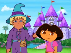 Gêm Dora The explorer Dora's Magic Castle Adventure ar-lein