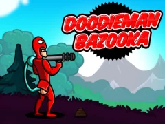 Gêm Doodieman Bazooka ar-lein