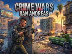 Gêm Crime Wars San Andreas ar-lein