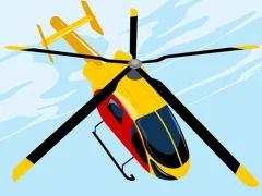 Gêm Dangerous Helicopter Jigsaw ar-lein