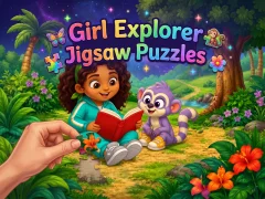 Gêm Girl Explorer Jigsaw Puzzles ar-lein