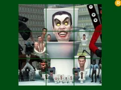 Gêm Skibidi Toilet Sliding Puzzle ar-lein