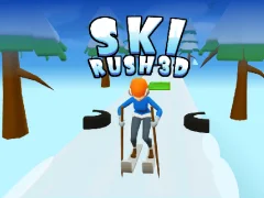 Gêm Ski Rush 3d ar-lein