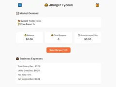 Gêm Jburger Tycoon ar-lein