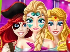 Gêm Halloween Princess Party ar-lein
