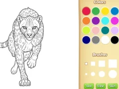 Gêm Wild Animals Coloring Book ar-lein
