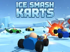 Gêm Ice Smash Karts ar-lein