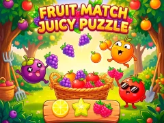 Gêm Fruit Match Juicy Puzzle ar-lein