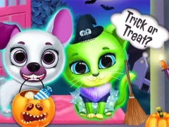 Gêm Scary Makeover Halloween Pet Salon ar-lein