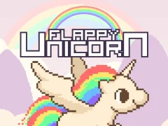 Gêm Flappy Unicorn ar-lein