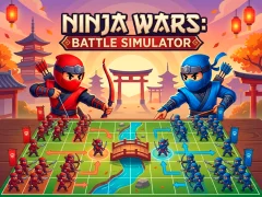 Gêm Ninja Wars: Battle Simulator ar-lein