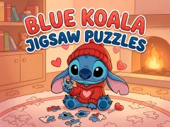 Gêm Blue Koala Jigsaw Puzzles ar-lein