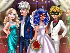 Gêm Ladybug Wedding Royal Guests ar-lein
