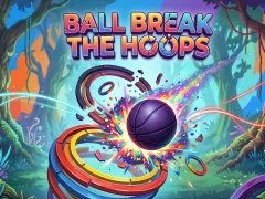 Gêm Ball Break The Hoops ar-lein