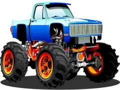 Gêm Monster Truck Puzzle ar-lein