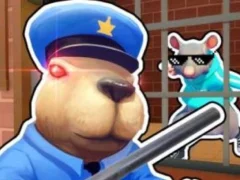 Gêm Obby Escape: Prison Rat Dance ar-lein