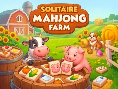 Gêm Solitaire Mahjong Farm ar-lein