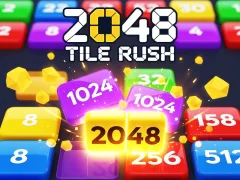 Gêm 2048 Tile Rush ar-lein