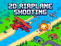 Gêm 2D Airplane Shooting ar-lein