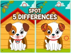 Gêm Spot 5 Differences ar-lein