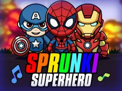 Gêm Sprunki SuperHero ar-lein