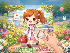 Gêm Springle Puzzle ar-lein