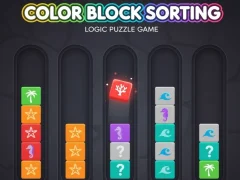Gêm Color Block Sorting ar-lein