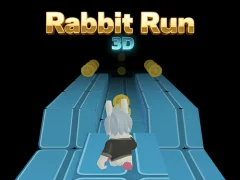Gêm Rabbit Run 3D ar-lein