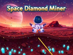 Gêm Space Diamond Miner ar-lein
