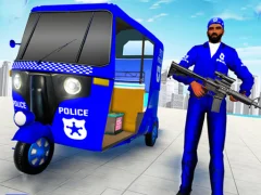 Gêm Police Auto Rickshaw Taxi ar-lein