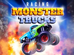 Gêm Racing Monster Trucks ar-lein