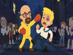 Gêm Drunken Fighter ar-lein