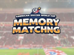Gêm American Soccer World Cup Memory Matching ar-lein