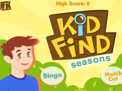 Gêm Kid Find Seasons ar-lein