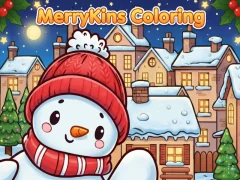 Gêm MerryKins Coloring ar-lein