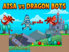 Gêm Aisa Vs Dragon Bots ar-lein
