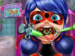 Gêm Dotted Girl Throat Doctor ar-lein