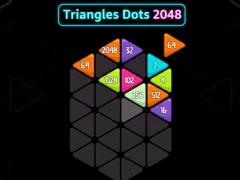 Gêm Triangles Dots 2048 ar-lein