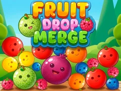 Gêm Fruit Drop Merge ar-lein
