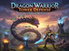 Gêm Dragon Warrior Tower Defense ar-lein
