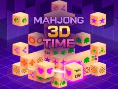 Gêm Mahjong 3D Time ar-lein